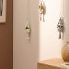 Set 3 Suporturi pentru ghivece Navaris, 26 cm, 3 culori, cu plante artificiale, .55718.01