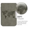 Obal pro PocketBook Touch Lux 5 / Touch Lux 4 / Touch HD 3, ekologická kůže, šedý, kwmobile, 50228.07