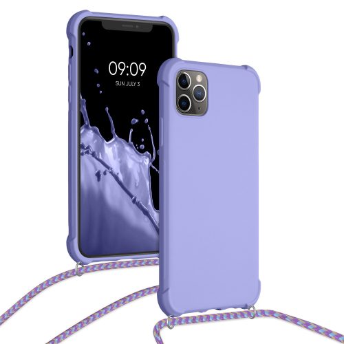 Pouzdro pro iPhone 11 Pro Max, silikonové, fialové, 55764.108