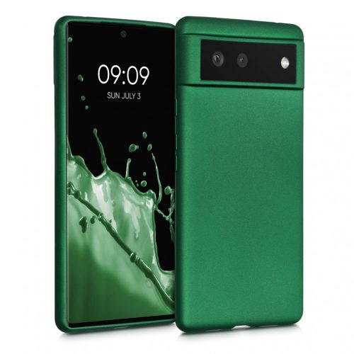Pouzdro pro Google Pixel 6, silikonové, zelené, 55783.170, kwmobile