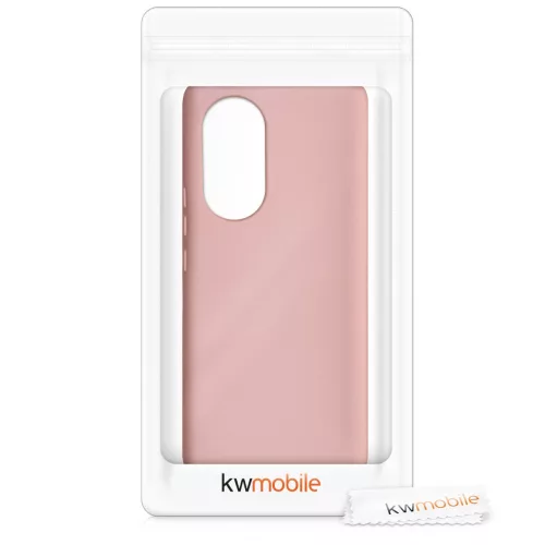 Pouzdro pro Honor 50 Pro, silikonové, růžové, 55786.31