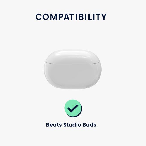 Obal na sluchátka Beats Studio Buds, Kwmobile, černý, silikon, 55796.01