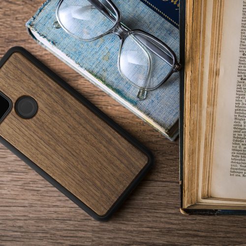 Pouzdro pro Google Pixel 5a, dřevo, hnědé, 55820.18