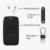 Pouzdro na klíče od auta pro Renault / Dacia - 4 tlačítka - Keyless Go, kwmobile, Ekologická kůže, Černá / Bílá, 44637.44