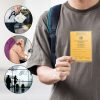Pouzdro na mezinárodní očkovací průkaz a pas, Kwmobile, Modrý, PVC, 55379.04