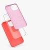 Pouzdro pro Apple iPhone 13 Mini, silikonové, růžové, 55877.141, kwmobile