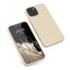 Pouzdro pro Apple iPhone 13 Mini, silikonové, krémové, 55877.210, kwmobile