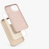 Pouzdro pro iPhone 13 Pro Max, silikonové, krémové, 55881.154