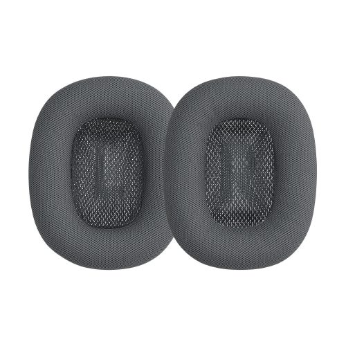 Sada 2 náušníků pro sluchátka Apple AirPods Max, Kwmobile, šedá, ekologická kůže, 55895.19