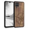 Pouzdro pro Samsung Galaxy A12, Dřevo, Hnědá, 55092.02, kwmobile