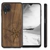 Pouzdro pro Samsung Galaxy A12, Dřevo, Hnědá, 55092.02, kwmobile