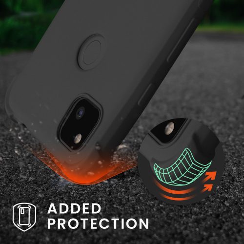 Pouzdro pro Google Pixel 4a, silikonové, černé, 53842.01