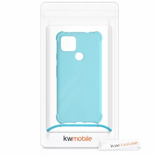 Pouzdro pro Google Pixel 4a 5G, silikonové, modré, 55914.23