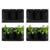 Set 4 Ghivece suspendate pentru balustrada Navaris, 45x30 cm, 55923.01