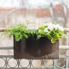 Set 4 Ghivece suspendate pentru balustrada Navaris, 45x30 cm, 55923.01