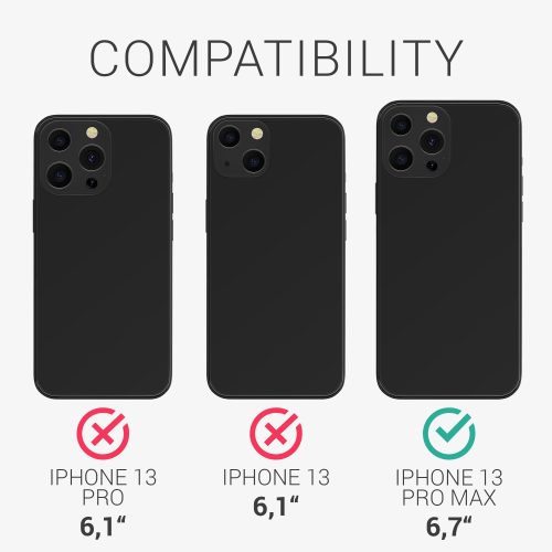 Pouzdro pro iPhone 13 Pro Max, silikonové, průhledné, 55979.81