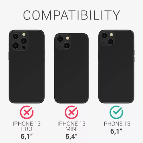 Kryt pro iPhone 13, silikonový, průhledný, 55949.01