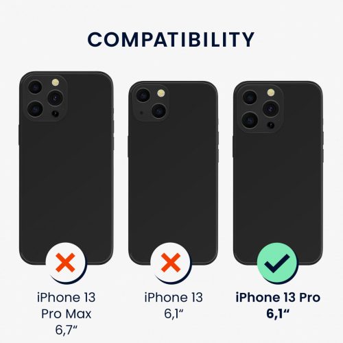 Pouzdro pro Apple iPhone 13 Pro, silikonové, zelené, 55957.75, kwmobile