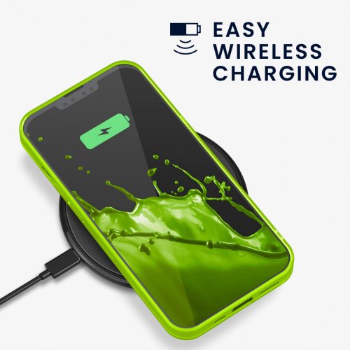 Pouzdro pro Apple iPhone 13 Pro, silikonové, zelené, 55957.75, kwmobile