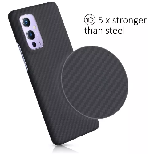 Pouzdro pro OnePlus 9, aramid, černé, 56041.47