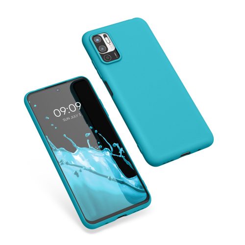 Pouzdro pro Xiaomi Redmi Note 10 5G, silikonové, modré, 54947.223, kwmobile