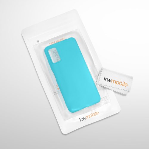 Pouzdro pro Xiaomi Redmi Note 10 5G, silikonové, modré, 54947.223, kwmobile