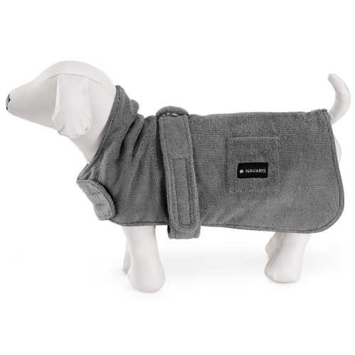 Navaris župan pro psy, L, Šedý, Polyester, 56089.22.3
