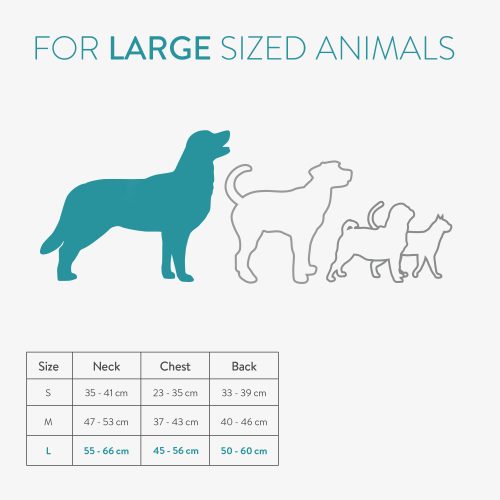 Navaris župan pro psy, L, Šedý, Polyester, 56089.22.3