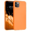 Pouzdro pro Apple iPhone 11 Pro Max, silikonové, oranžové, 49789.150, kwmobile