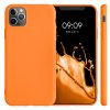 Pouzdro pro Apple iPhone 11 Pro Max, silikonové, oranžové, 49789.150, kwmobile