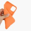 Pouzdro pro Apple iPhone 11 Pro Max, silikonové, oranžové, 49789.150, kwmobile