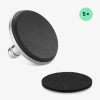 Sada 5 noh pro tyč kancelářské židle 10 mm, Kwmobile, stříbrná/černá, ocel, 56093.01