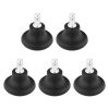 Sada 5 noh pro tyč kancelářské židle 10 mm, Kwmobile, Černá, Nylon, 56091.01