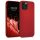 Pouzdro pro iPhone 12 / iPhone 12 Pro, silikonové, červené, 56114.36