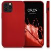 Pouzdro pro iPhone 12 / iPhone 12 Pro, silikonové, červené, 56114.36