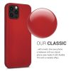 Pouzdro pro iPhone 12 / iPhone 12 Pro, silikonové, červené, 56114.36