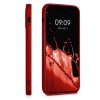 Pouzdro pro iPhone 12 / iPhone 12 Pro, silikonové, červené, 56114.36
