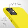Pouzdro pro Apple iPhone 11, silikonové, žluté, 49787.165, kwmobile