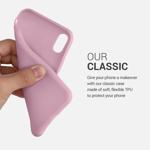 Pouzdro pro Apple iPhone X / iPhone XS, Silicon, Purple, 42492.10, kwmobile