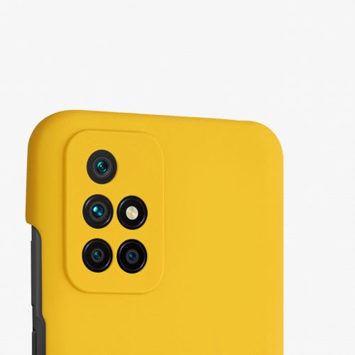 Pouzdro pro Xiaomi Redmi 10, silikonové, žluté, 56153.143, kwmobile