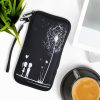 Univerzální pouzdro na telefon XL - 6,8 palce, neopren, černé, 30226.4.15, kwmobile