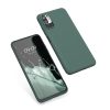 Pouzdro pro Xiaomi Redmi Note 10 5G, silikonové, zelené, 54947.171, kwmobile
