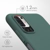 Pouzdro pro Xiaomi Redmi Note 10 5G, silikonové, zelené, 54947.171, kwmobile