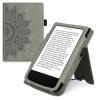 Obal pro PocketBook Touch Lux 5 / Touch Lux 4 / Touch HD 3, ekologická kůže, šedý, kwmobile, 54817.06