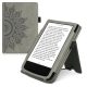 Obal pro PocketBook Touch Lux 5 / Touch Lux 4 / Touch HD 3, ekologická kůže, šedý, kwmobile, 54817.06