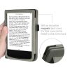 Obal pro PocketBook Touch Lux 5 / Touch Lux 4 / Touch HD 3, ekologická kůže, šedý, kwmobile, 54817.06