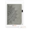 Obal pro PocketBook Touch Lux 5 / Touch Lux 4 / Touch HD 3, ekologická kůže, šedý, kwmobile, 54817.06