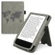 Obal pro PocketBook Touch Lux 5 / Touch Lux 4 / Touch HD 3, ekologická kůže, šedý, kwmobile, 54817.05
