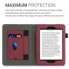 Pouzdro pro Kindle Paperwhite 10, Ekologická kůže, Červené, kwmobile, 50222.04