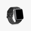 Sada 2 řemínků pro Willful Smartwatch/Fitnesstracker, Kwmobile, Black/Blue, Silicone, 56230.01